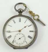 ANTIQUE KEY-WIND POCKET WATCH