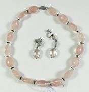 ROSE QUARTZ STERLING JEWELLERY