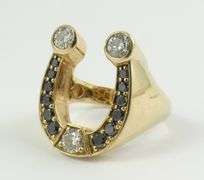 MEN'S CUSTOM MADE "HORSESHOE" RING