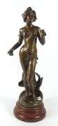 ANTIQUE SPELTER SCULPTURE
