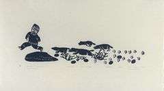 TWO KANAYOOK POVUNGITUK PRINTS