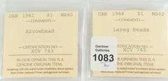 2 GRADED CANADIAN SILVER DOLLARS
