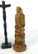 THREE TOTEM POLES