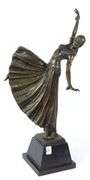 DEMETRE CHIPARUS STYLE BRONZE SCULPTURE
