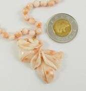 CORAL PENDANT NECKLACE