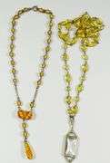 4 EXAMPLES OF BEADED JEWELLERY