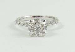 LADIES TWO-CARAT DIAMOND SOLITAIRE
