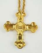 DESIGNER "CROSS" PENDANT NECKLACE