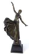 DEMETRE CHIPARUS STYLE BRONZE SCULPTURE