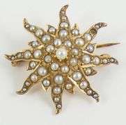 ANTIQUE GOLD BROOCH