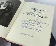 MEMOIRS OF AN ART DEALER, VOLUMES I & II, SIGNED