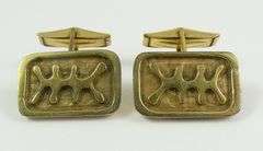 PAIR MODERNIST DESIGN CUFFLINKS