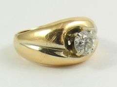 GENTLEMEN'S DIAMOND SOLITAIRE RING
