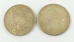 2 U.S. SILVER DOLLARS