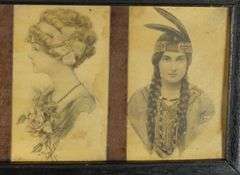 TWO FRAMED PRINTS