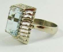 VALUABLE AQUAMARINE RING