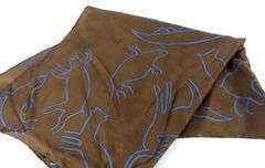 MICHEL ROBICHAUD SILK SCARF