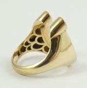 MEN'S CUSTOM MADE "HORSESHOE" RING