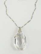 EDWARDIAN QUARTZ PENDANT NECKLACE