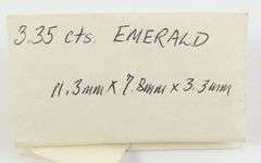LOOSE EMERALD GEMSTONE