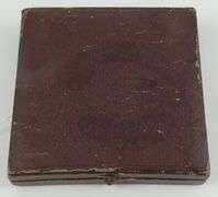 CASED FRENCH BRONZE MEDALLION