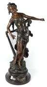 IMPRESSIVE SPELTER SCULPTURE