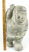 LARGE SOAPSTONE CARVING BY JEETALOO AKULUKJUK