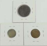 3 U.S. 19TH CENTURY COINS