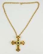 DESIGNER "CROSS" PENDANT NECKLACE