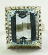 VALUABLE AQUAMARINE RING