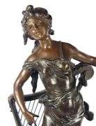 IMPRESSIVE SPELTER SCULPTURE