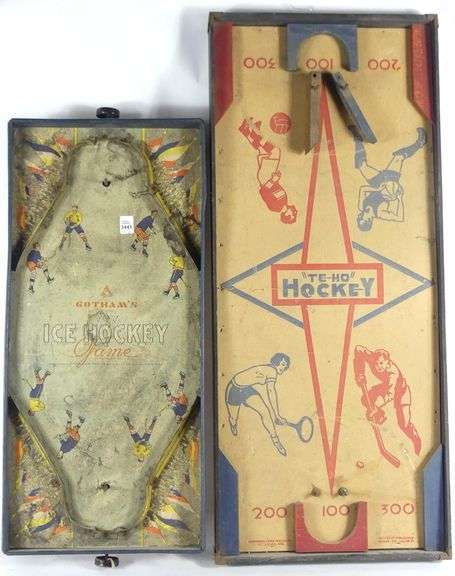 TWO VINTAGE TABLE-TOP HOCKEY GAMES