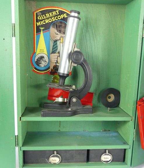 THREE GILBERT MICROSCOPES