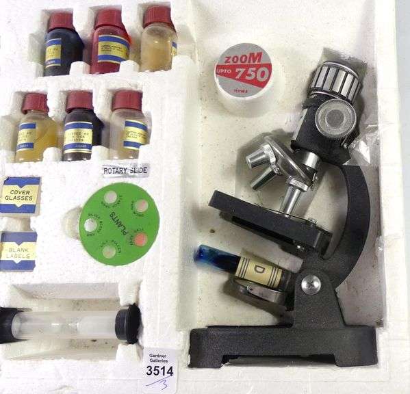 THREE MICROSCOPE SETS