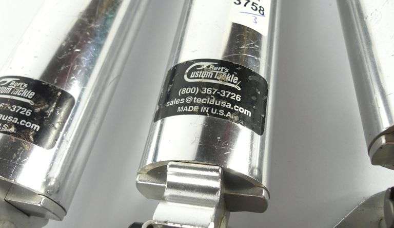 THREE RATCHETING ROD HOLDERS