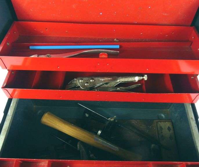 TWO TOOLBOXES WITH CONTENTS