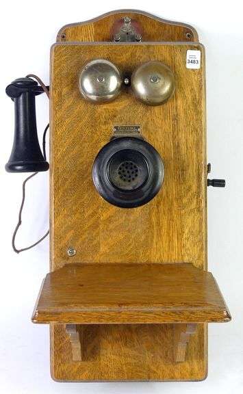 OAK WALL TELEPHONE