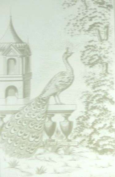 ART DECO STYLE ETCHED GLASS