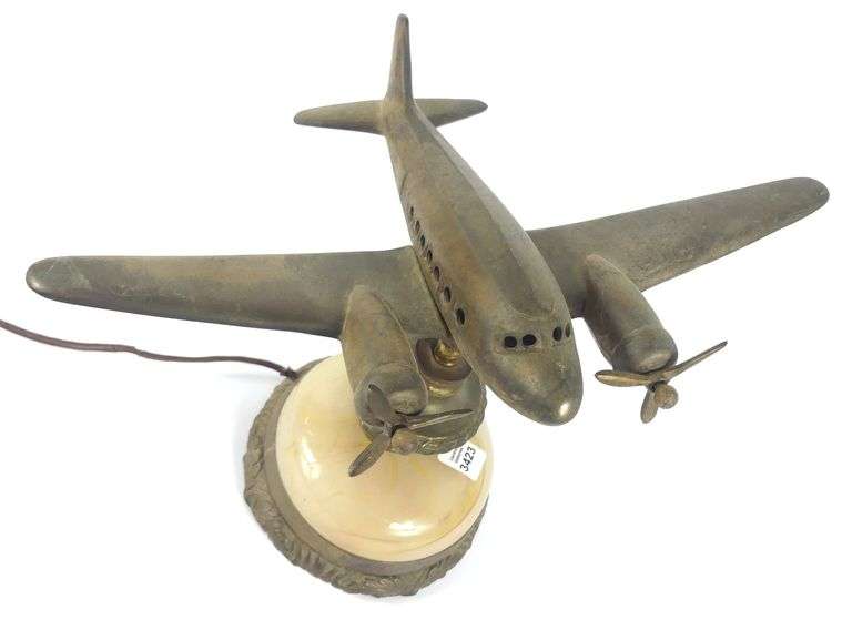 1940'S AIRPLANE DESK LAMP