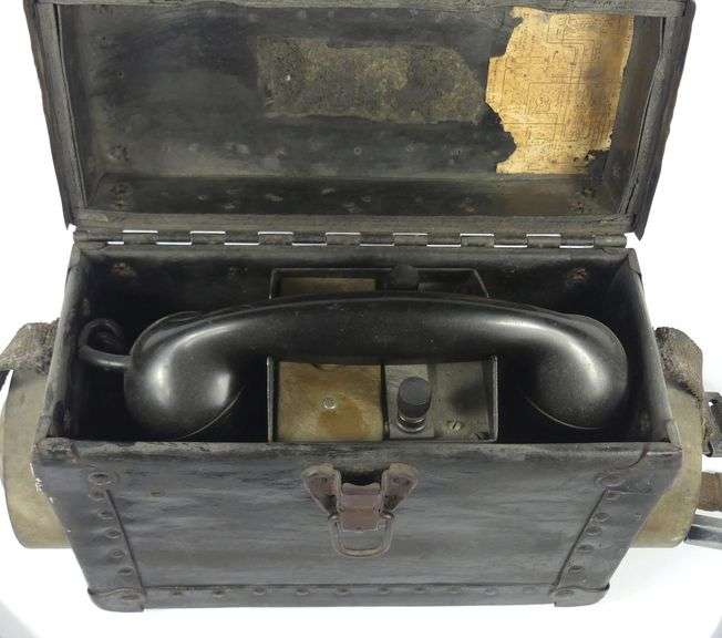 ANTIQUE FIELD TELEPHONE
