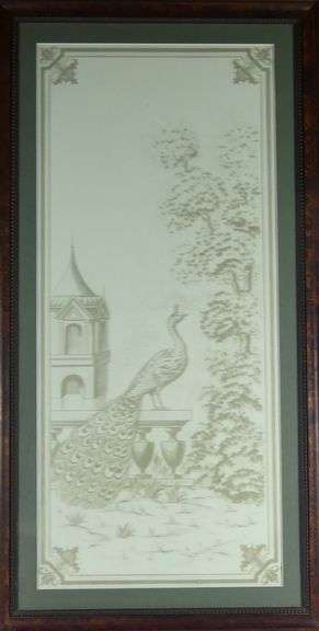 ART DECO STYLE ETCHED GLASS