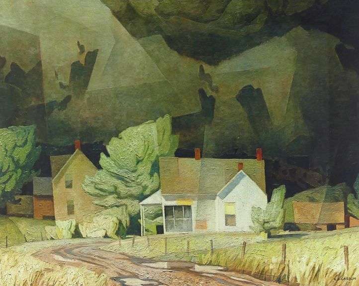 HAND-SIGNED A.J. CASSON PRINT
