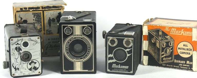 ANTIQUE BOX CAMERAS