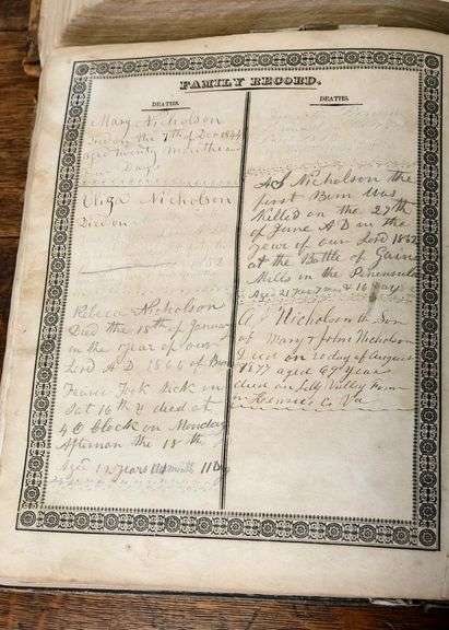 ANTIQUE BIBLES