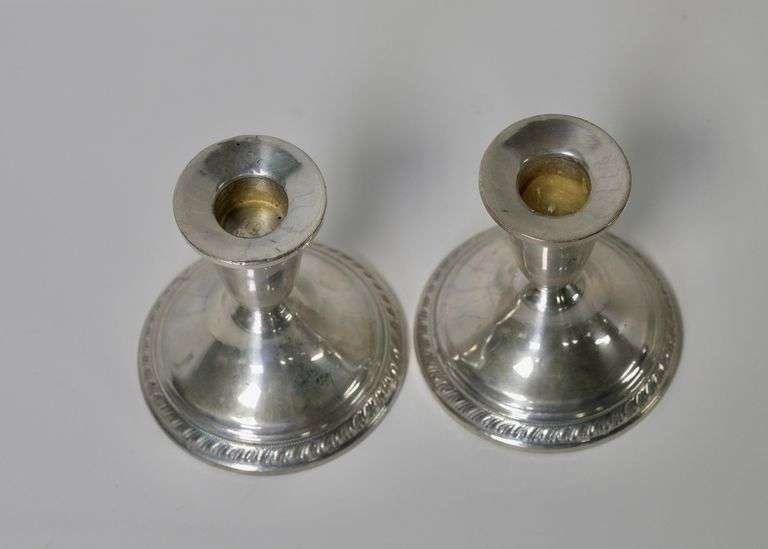 STERLING CANDLESTICKS