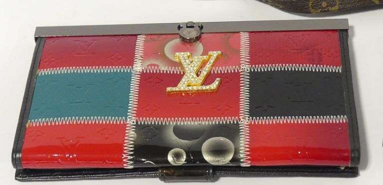 TWO DESIGNER WALLETS AND BAG