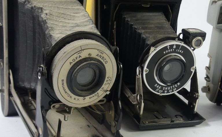 ANTIQUE FOLDING CAMERAS