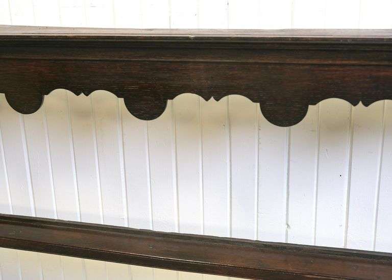OAK PLATE SHELF