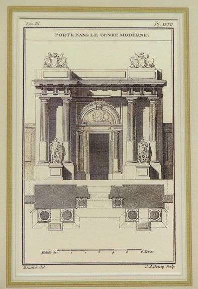 SET OF THREE ARCHITECTURAL PRINTS