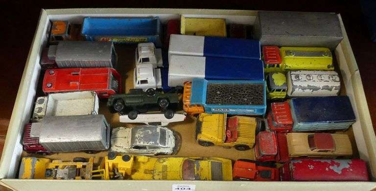 VINTAGE TOY CARS AND TRUCKS